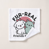 Conception "Fur-Real Friends Forever" (Gant de toilette)