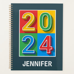 Conception géométrique colorée 2024