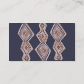 Conception géométrique de carte de visite aquarell (Dos)