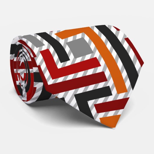 Conception géométrique de cravate (Roulé)