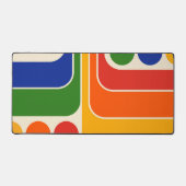 Conception géométrique du style rétro de la mi-ann (Recto)