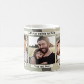 Conception géométrique Photo Collage Mug (Centre)