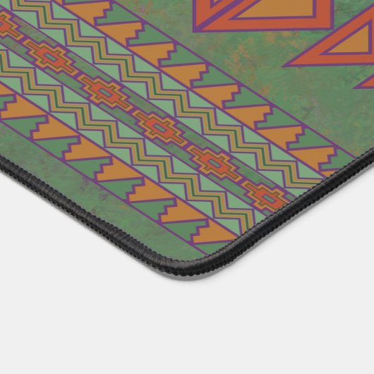 Conception géométrique verte Sagebrush Sud-Ouest (Coin)