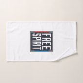 Conception Graphique Boîte Esprit Libre Patriotiqu (Serviette à main)