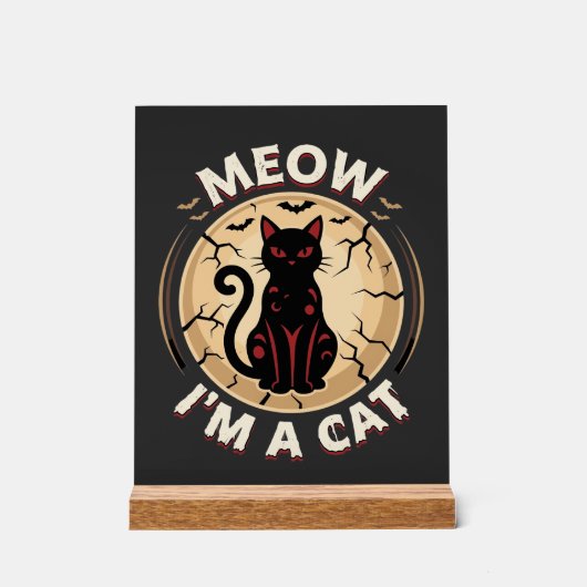 Conception graphique de chat Meow Halloween_1 (Recto)