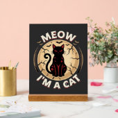 Conception graphique de chat Meow Halloween_1 (Mariage)