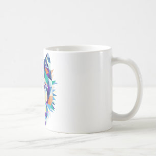 Conception graphique de tasse de loup