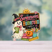 Conception graphique Halloween de rentrée scolaire (Neutre)