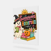 Conception graphique Halloween de rentrée scolaire (Angle)