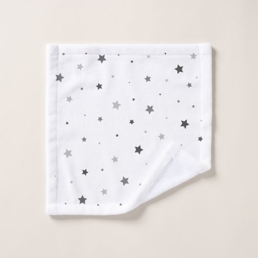 Conception grise d'étoiles (Gant de toilette)