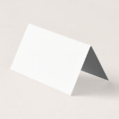 Conception grise simple - Carte de placement (Back)