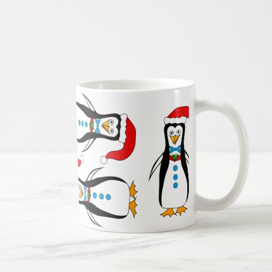Conception humoristique de pingouin sur la tasse (Droite)