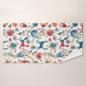 Conception inspirée d'Otomi (Serviette de bain)
