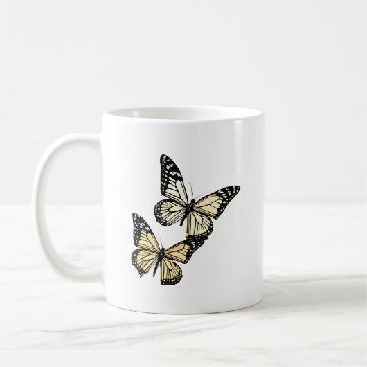 Conception intemporelle de la Mug Papillon (Gauche)