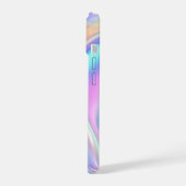 Conception iridescente, monogramme de texte blanc (Côté gauche)