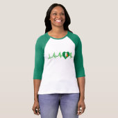 conception irlandaise de T-shirt de shamrock de (Devant entier)