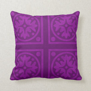 Conception magenta de coussin de couleur solide