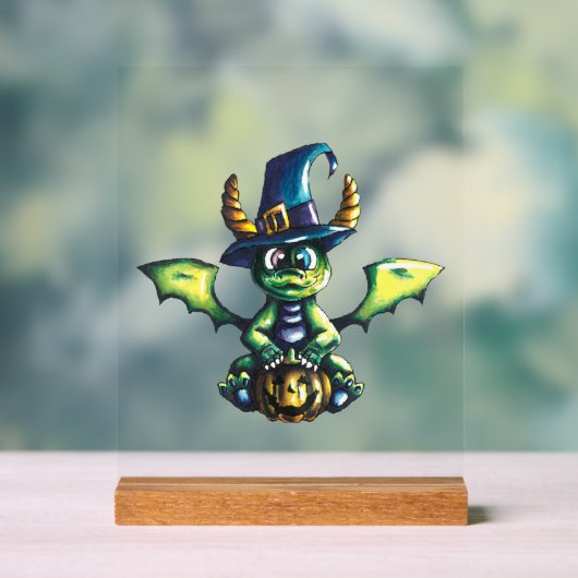 Conception magique du dragon d'Halloween (Neutre)