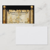 Conception majestueuse de cartes de visite (Devant / Derrière)