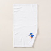 Conception Martin-pêcheur Monogrammé (Serviette à main)
