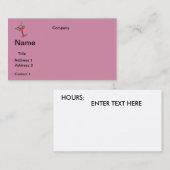 CONCEPTION MARTINI carte de visite (Devant / Derrière)