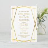 Conception mi-siècle - Invitation de mariage/récep (Debout devant)