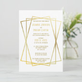 Conception mi-siècle - Invitation de mariage/récep (Debout devant)