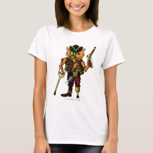 Conception mignonne de T-shirt de pirate drôle de