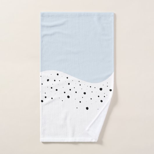 Conception minimale avec points (Serviette à main)