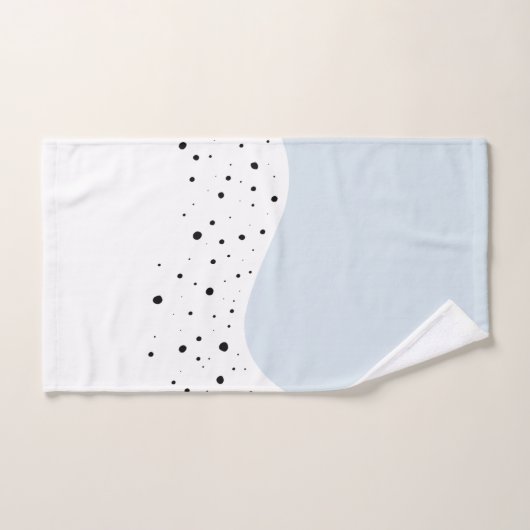 Conception minimale avec points (Serviette à main)