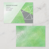 Conception minimale des Cartes de visite Abstraits (Devant / Derrière)