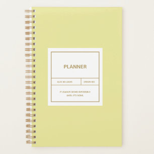 Conception minimaliste d'un planificateur simple