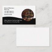 Conception moderne Carte de visite de procureur cl (Devant / Derrière)