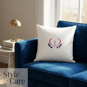 Conception Moderne de Coussin de Lancer d'Art 'J'A