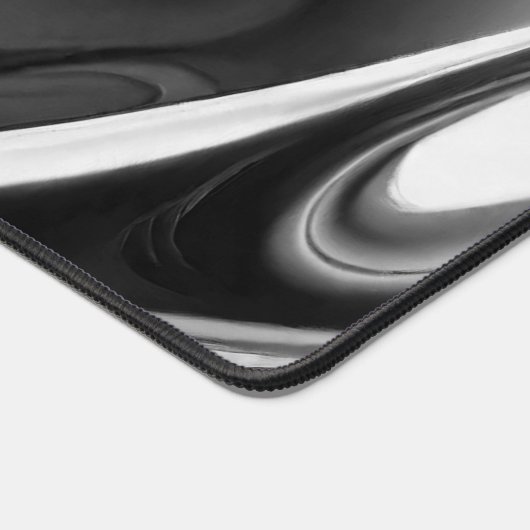 Conception moderne de formes liquides, noir blanc (Coin)