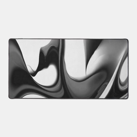 Conception moderne de formes liquides, noir blanc (Recto)