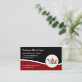 Conception moderne des Cartes de visite de soins p (Debout devant)