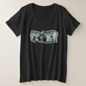 Conception moderne d'un billet de 100 $ froissé (Design devant)