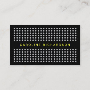 CONCEPTION MODERNE EN Carte de visite GRIS/NOIR