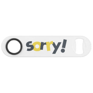 Conception moderne, ludique et audacieuse de Sorry