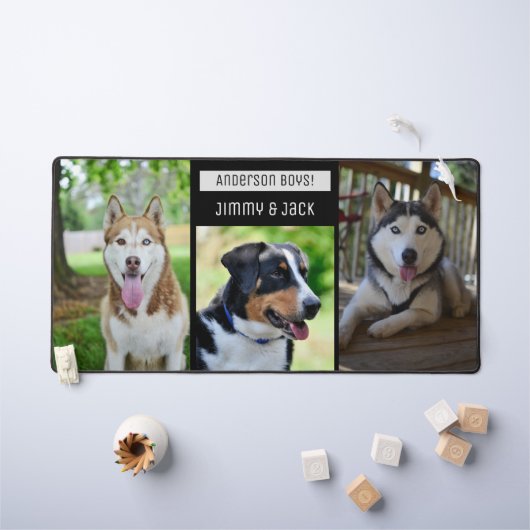 Conception moderne Trois Chiens Bureau photo Mat (Tableau pour enfants)