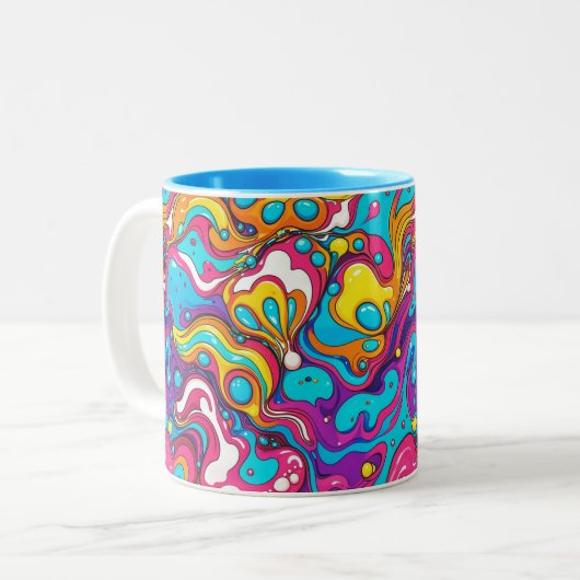 Conception motif Abstraite 1202 - Café Mug (Devant gauche)