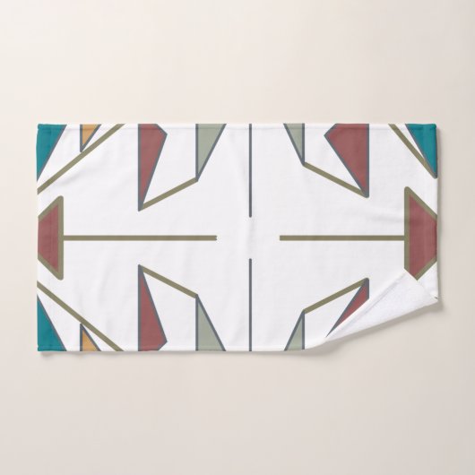 Conception Motif du triangle oblique du sud-ouest (Serviette à main)