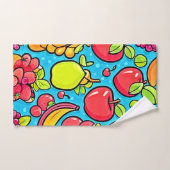Conception Motif fruitée (Serviette à main)