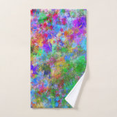 Conception multicolore d'aquarelle (Serviette à main)