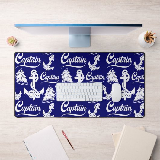 Conception nautique d'ancre de voilier capitaine (Bureau 1)