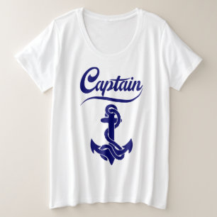 Conception nautique d'ancre de voilier capitaine