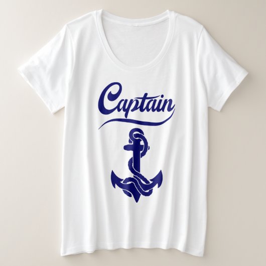Conception nautique d'ancre de voilier capitaine (Design devant)