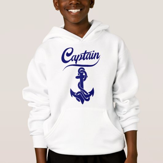 Conception nautique d'ancre de voilier capitaine (Devant)