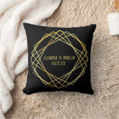 Conception Noir Mid Mod - Coussin Carré (Couverture)
